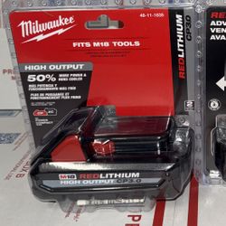 Milwaukee M18 CP3.0 High Output Battery. (1 Battery) Model #48-11-1835