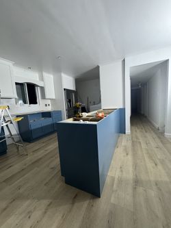 Blue And White Kitchen 