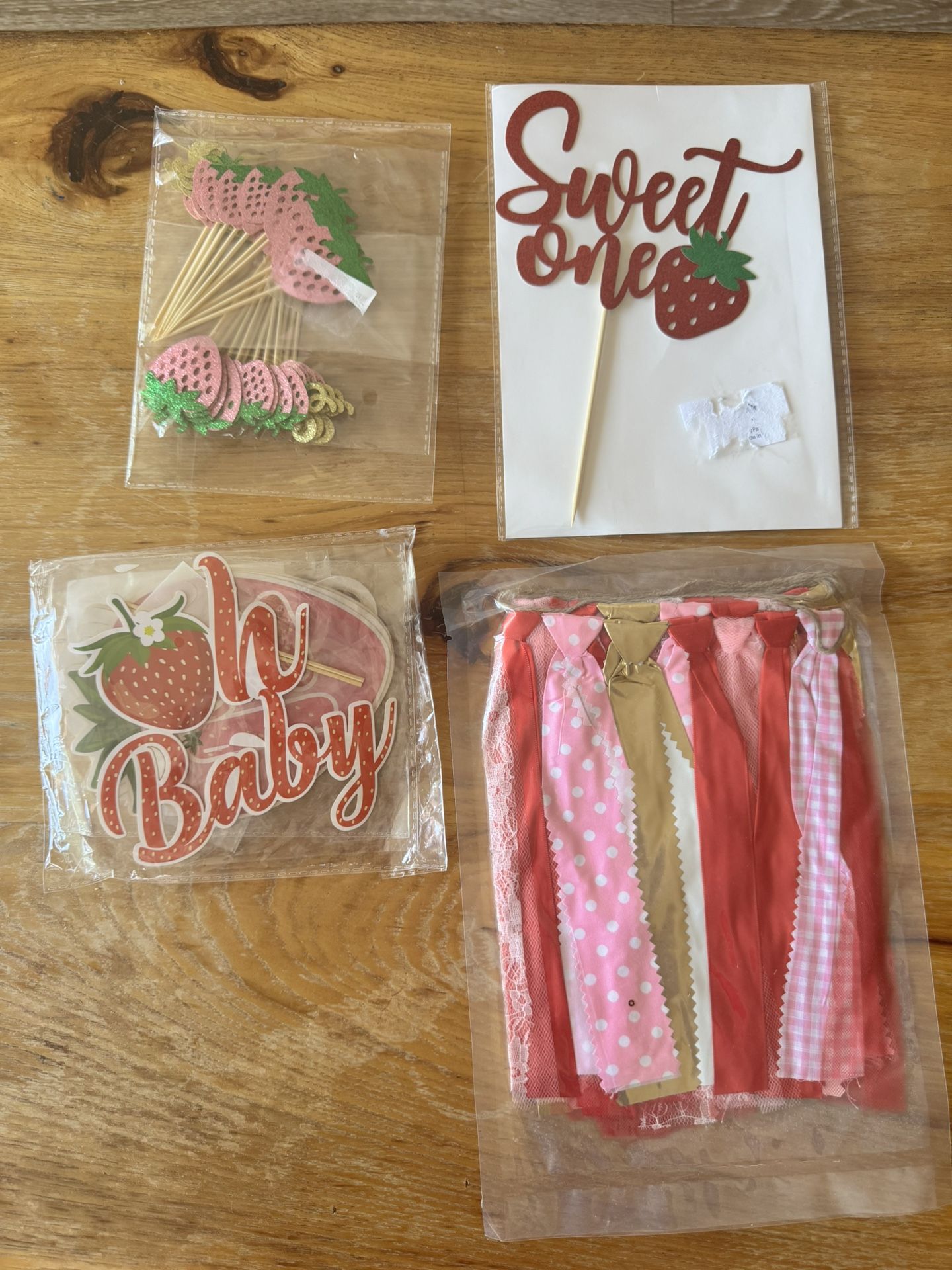 Strawberry Birthday Decorations