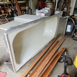 1962 Cast Iron Full Bathtub 