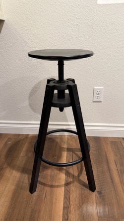 Ikea Dalfred Black Stool