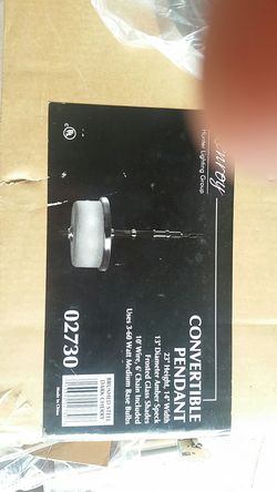 2 pendant lights brand new !