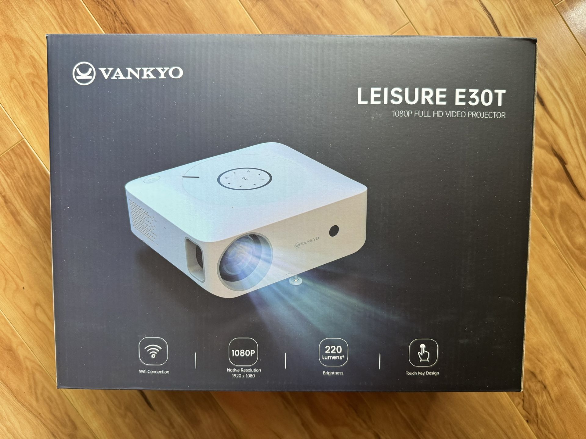 Brand New Unopened VANKAYO Leisure 1080 P 5G Wifi Projector With 100” Screen