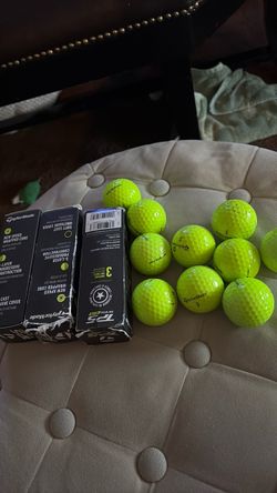 19 NEW OR 5A Yellow TaylorMade TP5/X Gokf Balls