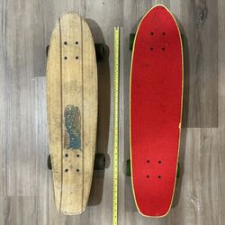 (2) Custom Skateboards