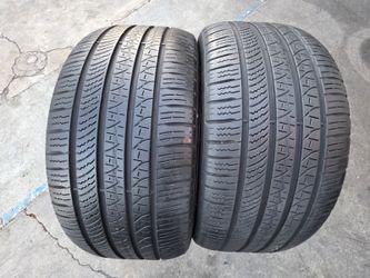 2 USED TIRES PIRELLI 245/40/20