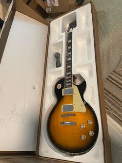 Voltaxis Les Paul Electric Guitar - Tobacco Burst - Brand New In Box