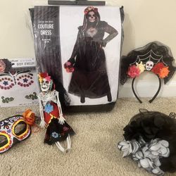 Day Of The Dead Bundle Costume 