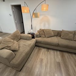 Couch & Oversized Chair