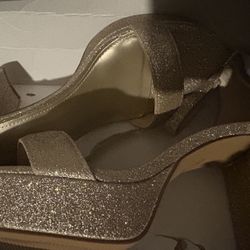 Women’s Shoes Heels Gold Black Pink 