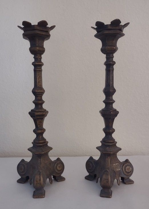 Brass Style Candle Holders