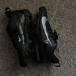 Nike Alpha Menace 4 Shark Men's Low Top Football Cleat - Black