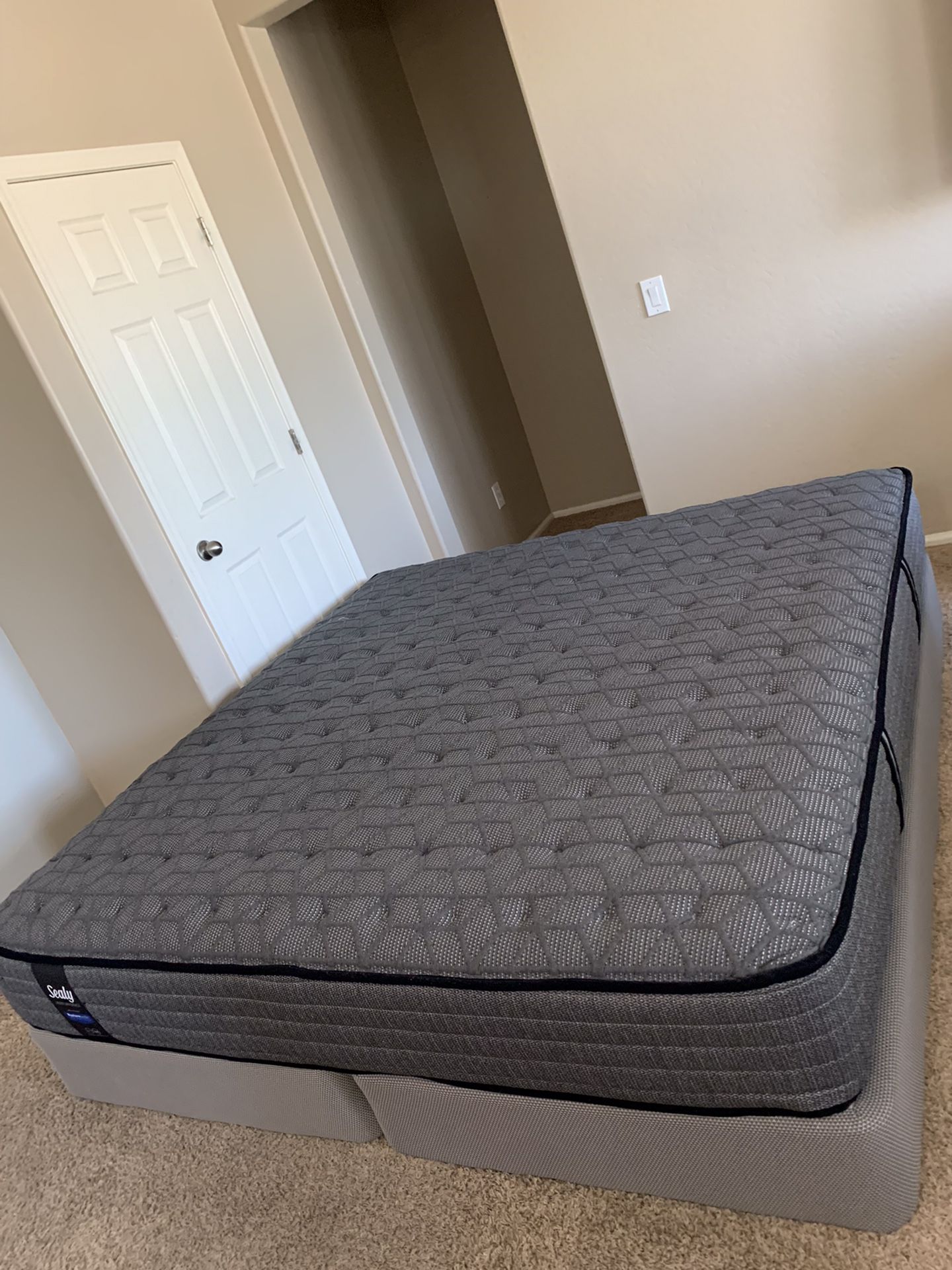 KING SEALY MATTRESS AND FREE BOX SPRINGS