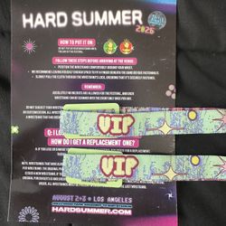 Hard Summer VIP Tickets. 