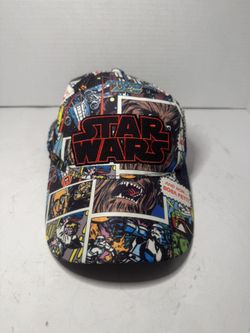 STAR WARS BOBA FETT COMIC PANEL Snapback Baseball Cap Hat Kids Youth Child