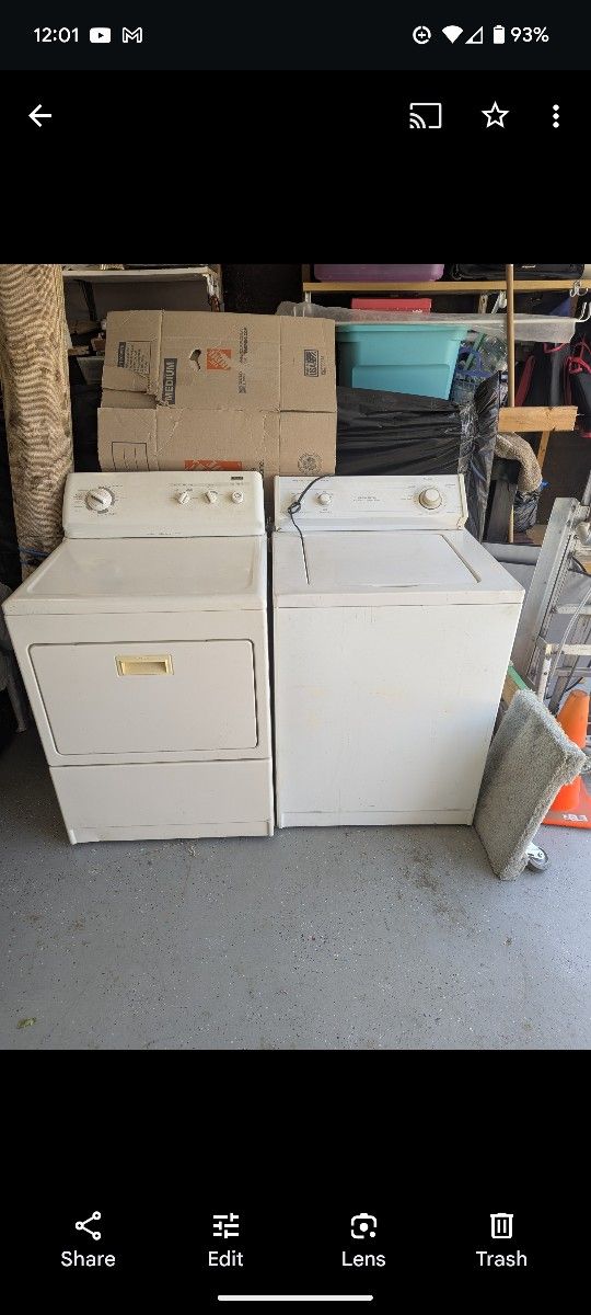 Washer and Dryer Combo