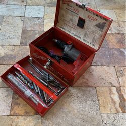 Milwaukee Hammer Drill And Accessories - Carbide Mason Drill Bits And Case