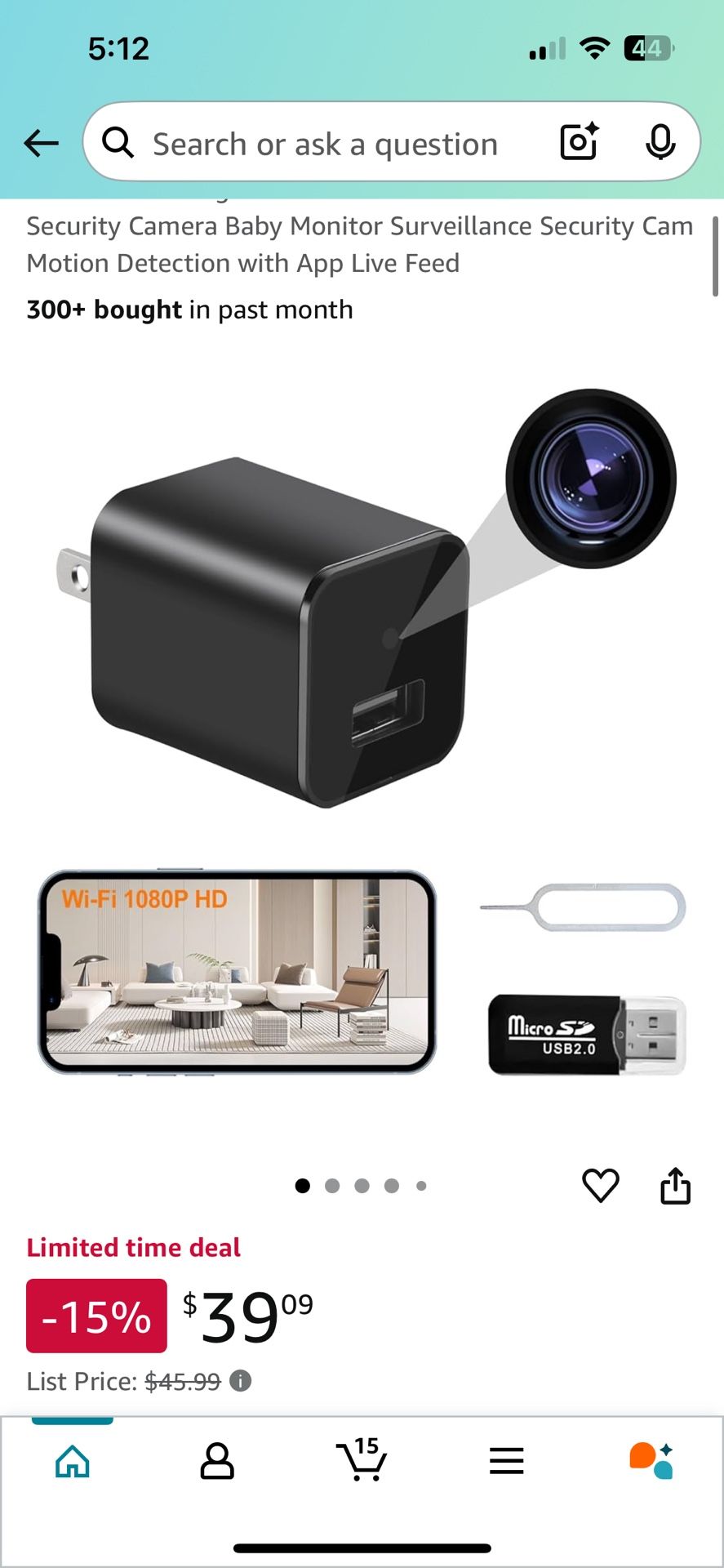 Charger Hidden Camera