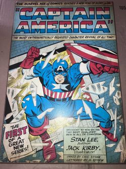 Official Marvel Captain America Stan and Kirby wood wall plaque 13x19 2015