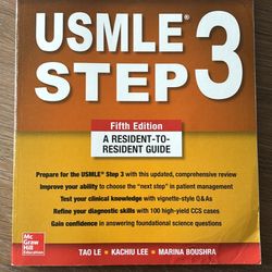 First aid For USMLE Step 3 Fifth Edition 