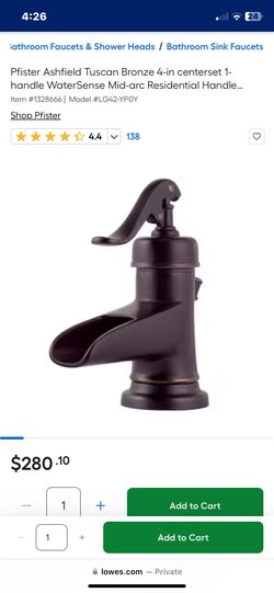 New In Box Pfister Faucet