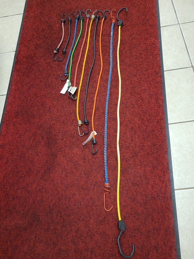 Bungee Cord Assortment Lot Everything Pictured