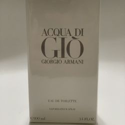 Giorgio Armani Acqua Di Gio EDT 3.4oz / 100ml Men's Designer Cologne