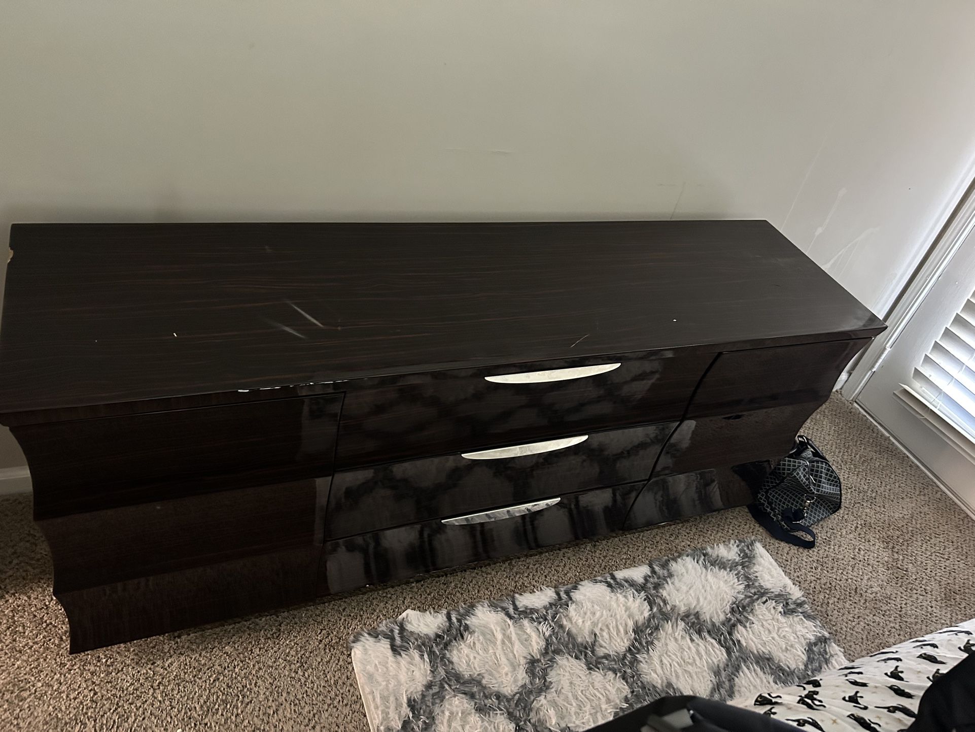 Real Wood Dresser And Side Table For Free
