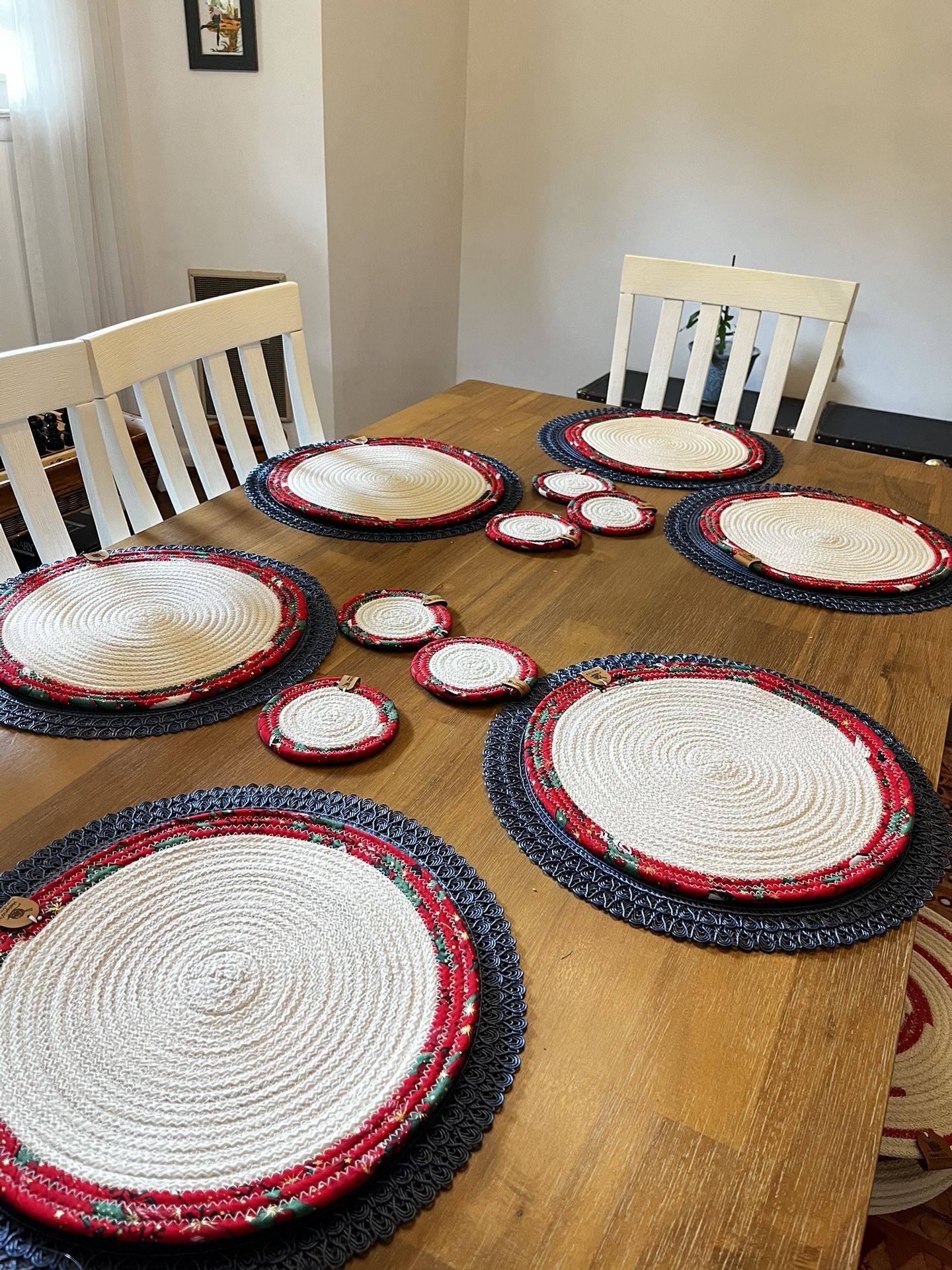 handmade christmas placemats