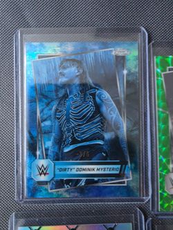 2025 Topps Chrome WWE - "Dirty" Dominik Mysterio Lot - 4 Numbered Cards + Extras!