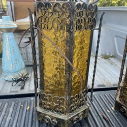 Vintage Gothic Table Lamps 