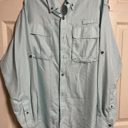 Redhead Men’s Large Bass Pro Shops Button Up Outdoors Fishing Shirt 