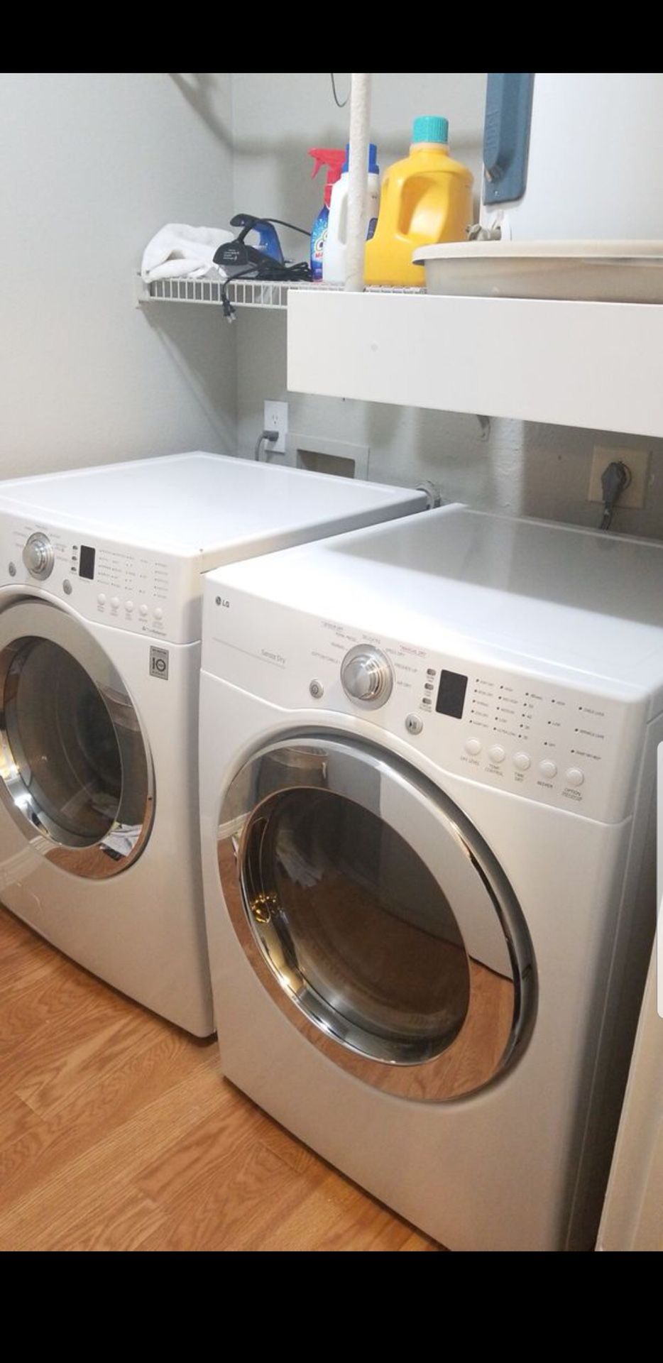 Front load washer and dryer