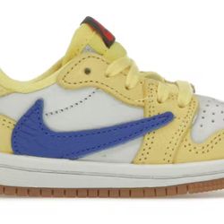 Nike Travis Scott 1 Low Canary Size 7C 