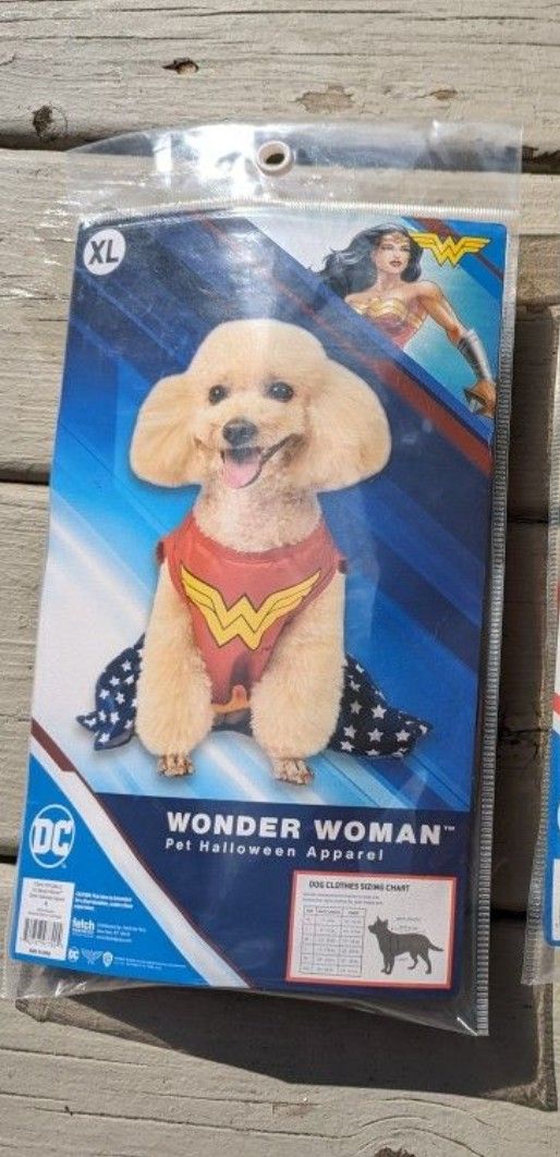 XL Wonder Woman Dog Costume