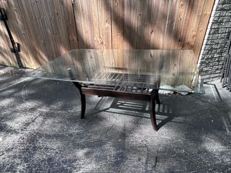 Glass Top Dining Table