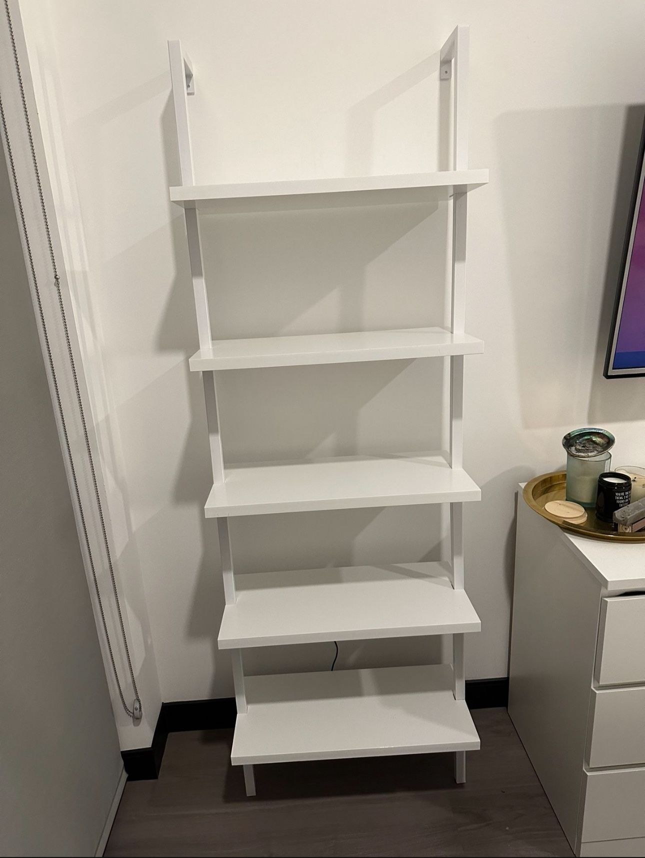 White Bookshelf