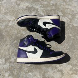 Jordan 1 Court Purple