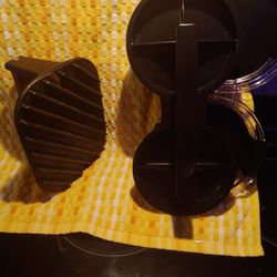 Bobby Flay cast iron pattie weight and a hamburger Pattie maker