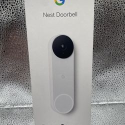 Google Nest Doorbell Battery-Powered Snow White Smart Video Chime Security Used