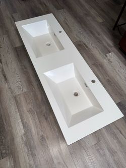Double sink vanity counter top $200