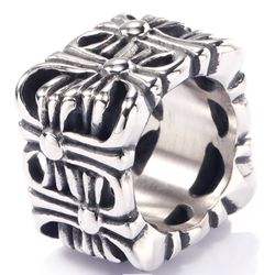 Chrome Hearts Style 2003  Stainless Steel 3/4” Square Ring