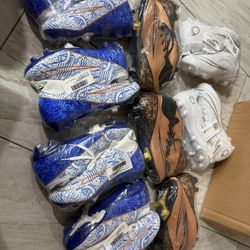 GENERIC NEW SOCCER CLEATS LOT Of 10