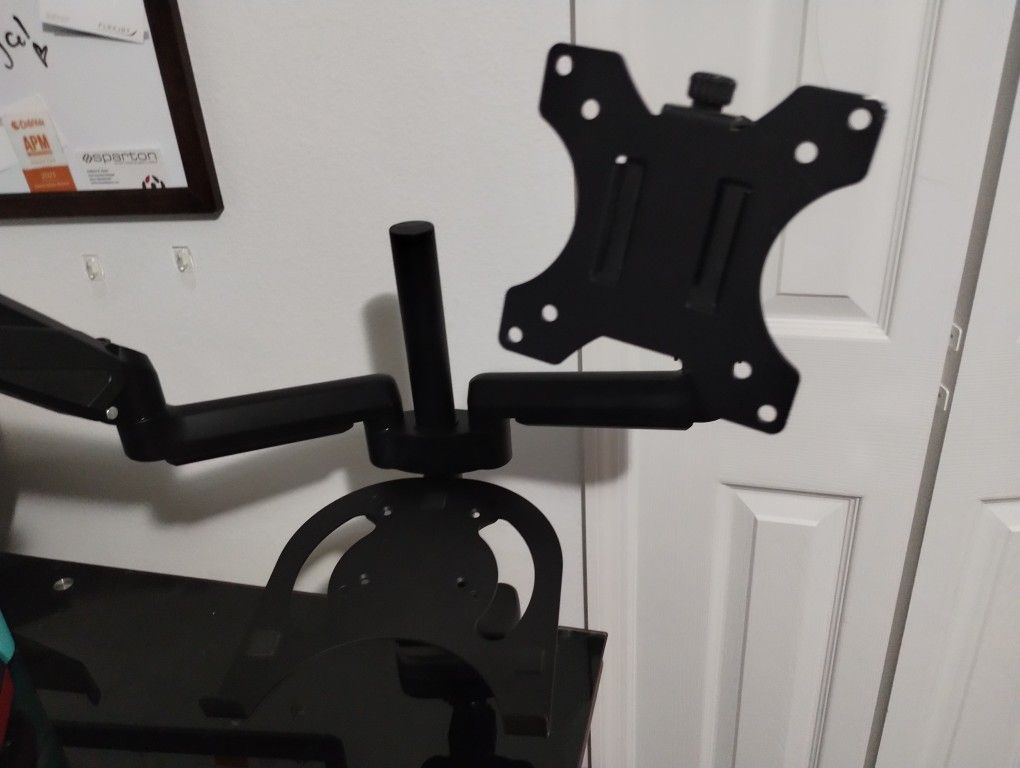 Double Monitor And Laptop Mount Holder
