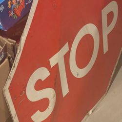 Authentic Stop Sign Perfect Man Cave Piece!