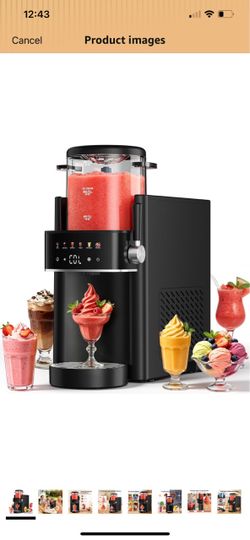 Black Soft Serve Ice Cream & Slushie Maker