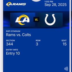 Rams Colts Tickets