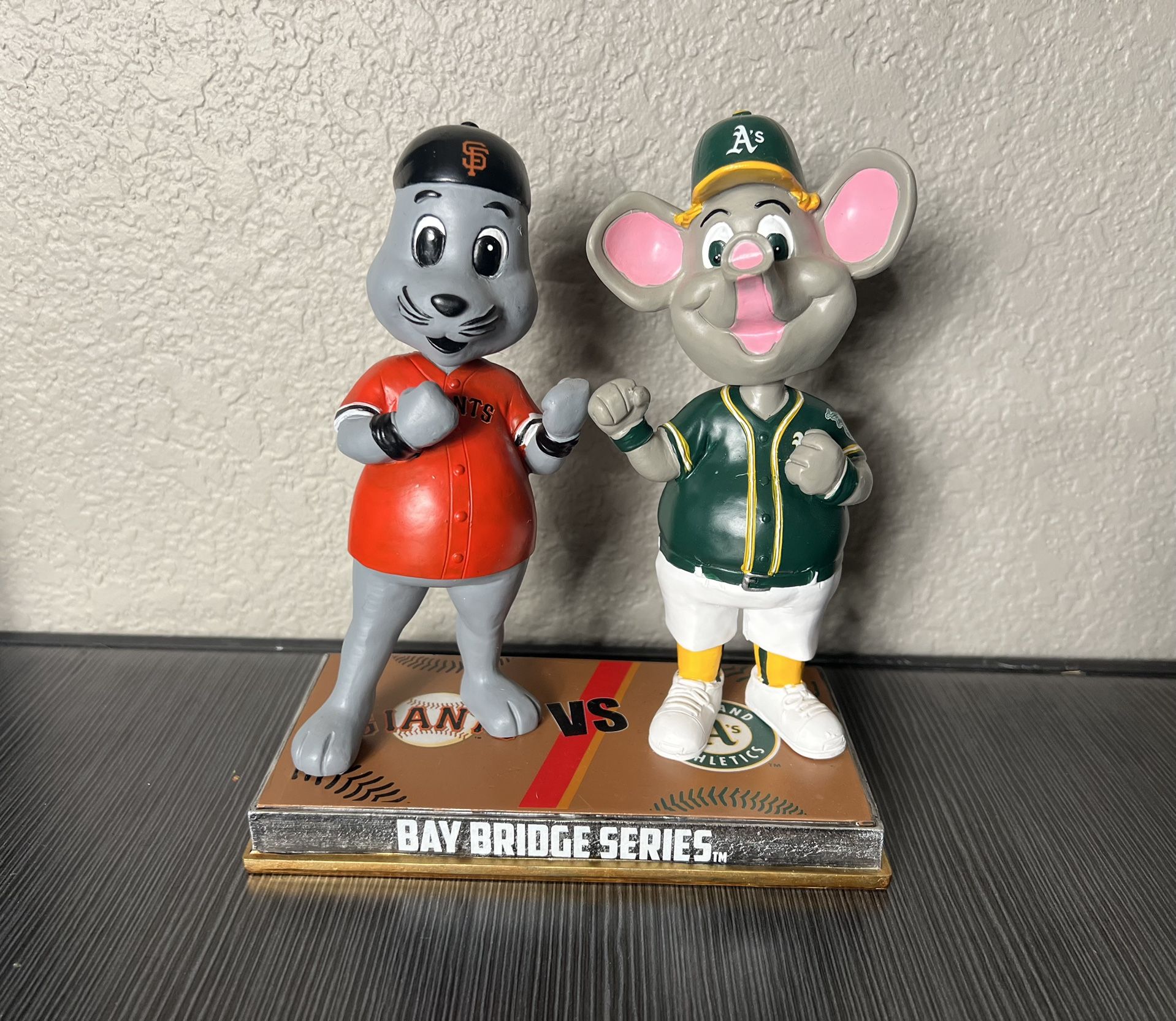 San Francisco Giants Oakland Athletics Lou Seal Stomper Rivalry Bobblehead