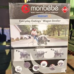 Monbebe Wagon Stroller (Brand New, Cobblestone Gray)