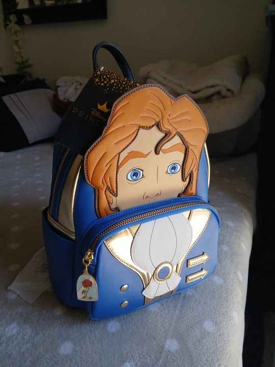 New!! Beauty & The Beast Prince Backpack